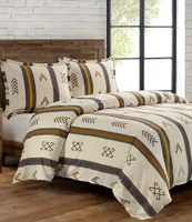 Paseo Road by HiEnd Accents Toluca Cotton Canvas Comforter Mini Set