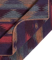 Paseo Road by HiEnd Accents Western Geometric Print Gila Wool Blend Blanket