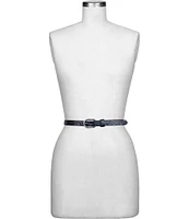 Patricia Nash .75#double; Kaya Studded Leather Belt