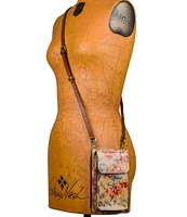 Patricia Nash Aegean Blooms Chiavella Phone Crossbody Bag
