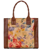 Patricia Nash Aegean Blooms Curry Tote Bag