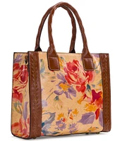 Patricia Nash Aegean Blooms Curry Tote Bag