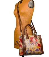 Patricia Nash Aegean Blooms Curry Tote Bag