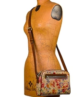 Patricia Nash Aegean Blooms Evia Crossbody Bag