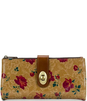 Patricia Nash Annesley Western Lace Floral Wristlet