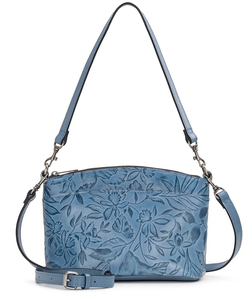 Patricia Nash Arlee Floral Embossed Crossbody Bag