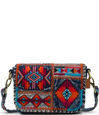 Patricia Nash Armerina Denim Crossbody Bag