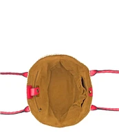 Patricia Nash Calypso Straw Tote Bag with Scarf