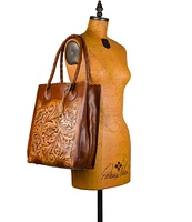 Patricia Nash Cavo Leather Tote Bag