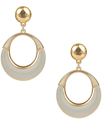 Patricia Nash Doorknockers Orbital Drop Earrings