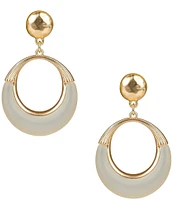 Patricia Nash Doorknockers Orbital Drop Earrings