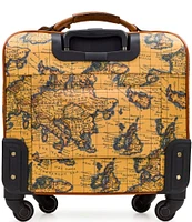 Patricia Nash European Map Soft Side Collection 18#double; Underseat Spinner