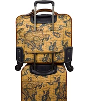 Patricia Nash European Map Soft Side Collection 18#double; Underseat Spinner