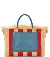 Patricia Nash Greece Straw Tote Bag