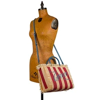 Patricia Nash Greece Straw Tote Bag