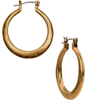 Patricia Nash Hammered Basic Hoop Earrings