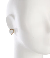 Patricia Nash Heart Button Stud Earrings