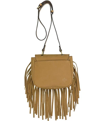 Patricia Nash Karisa Suede Fringe Crossbody Bag