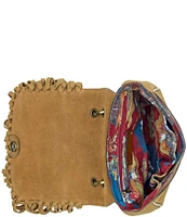 Patricia Nash Karisa Suede Fringe Crossbody Bag