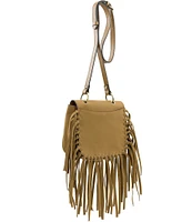 Patricia Nash Karisa Suede Fringe Crossbody Bag