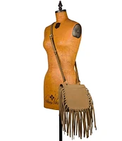 Patricia Nash Karisa Suede Fringe Crossbody Bag