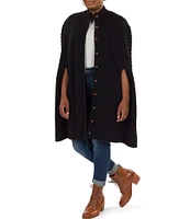 Patricia Nash Long Cable Knit Cape