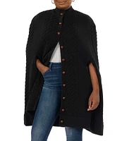 Patricia Nash Long Cable Knit Cape