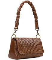 Patricia Nash Madalina Woven Leather Crossbody Bag