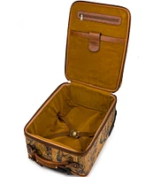 Patricia Nash European Map Soft Side Collection 22#double; Spinner Suitcase