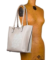 Patricia Nash Marian Floral Embossed Tote Bag