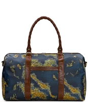 Patricia Nash Milano Patina Coated Weekender Duffel Bag