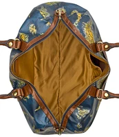 Patricia Nash Milano Patina Coated Weekender Duffel Bag