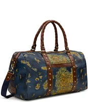 Patricia Nash Milano Patina Coated Weekender Duffel Bag