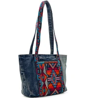 Patricia Nash Nevoso Denim Tote Bag