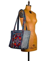 Patricia Nash Nevoso Denim Tote Bag