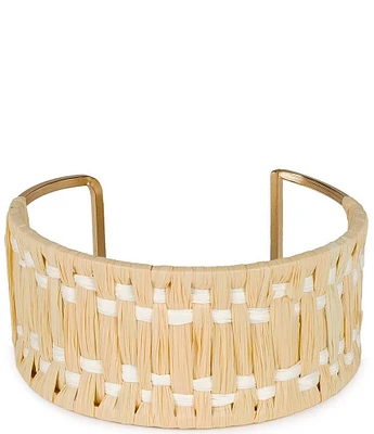 Patricia Nash Raffia Wrapped Cuff Bracelet