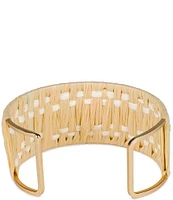 Patricia Nash Raffia Wrapped Cuff Bracelet