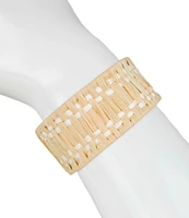 Patricia Nash Raffia Wrapped Cuff Bracelet