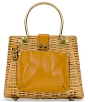 Patricia Nash Rodia Rattan Frame Crossbody Bag