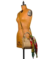 Patricia Nash Rodia Rattan Frame Crossbody Bag