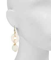 Patricia Nash Small Ring Bead Linear Earrings