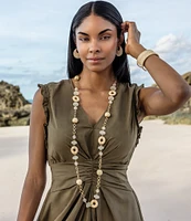 Patricia Nash Station Long Strand Necklace
