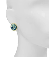 Patricia Nash Thaleia Button Clip Stud Earrings