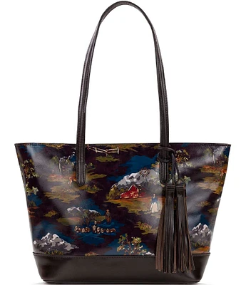 Patricia Nash Verzi Tote Bag With Tassel