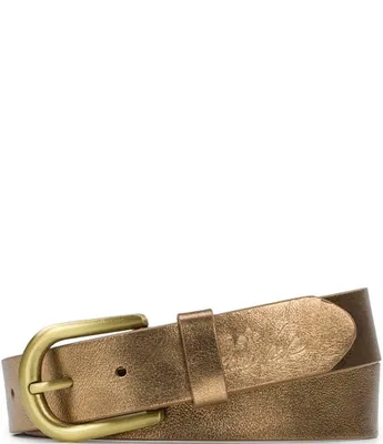 Patricia Nash Vietri Metallic Leather Belt