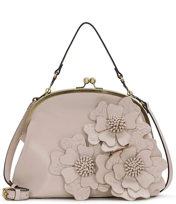 Patricia Nash Willow Floral Top Handle Frame Bag