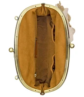 Patricia Nash Willow Floral Top Handle Frame Bag