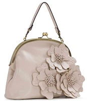 Patricia Nash Willow Floral Top Handle Frame Bag