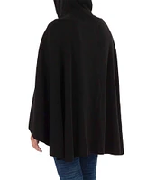 Patricia Nash Women's Hooded and Buttoned Front Cape