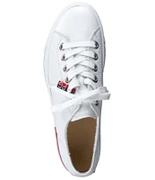 Paul Green Carly Leather Low Top Lace-Up Platform Sneakers